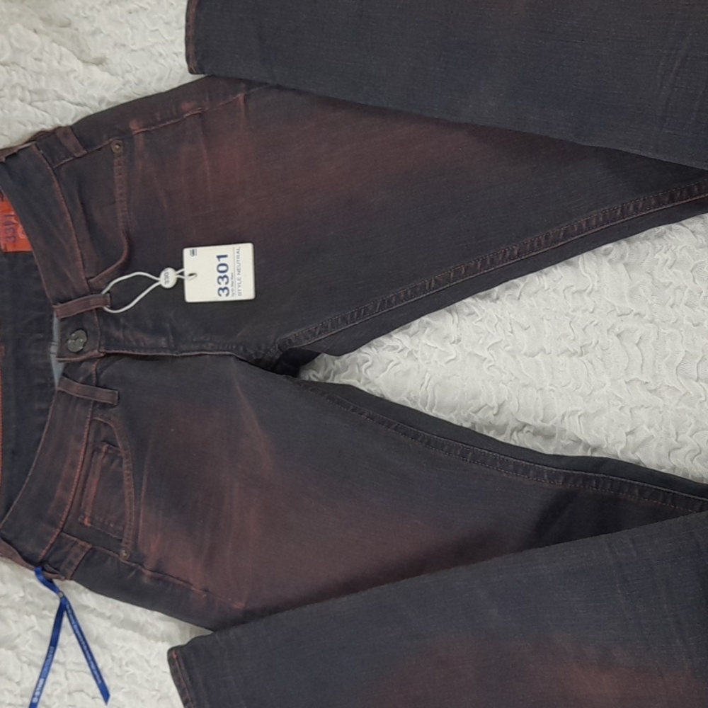 G-Star Raw Women 3301 Skinny Jeans Size W25/L32 Reddish Blue